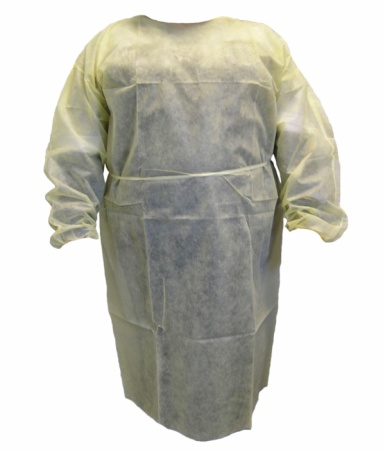 YELLOW ISOLATION GOWN